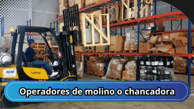 Operadores de montacargas