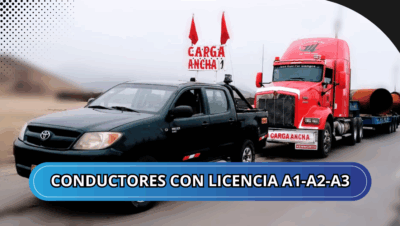 conductores con Licencia A1-A2-A3
