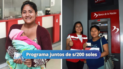Programa juntos de s/200 soles