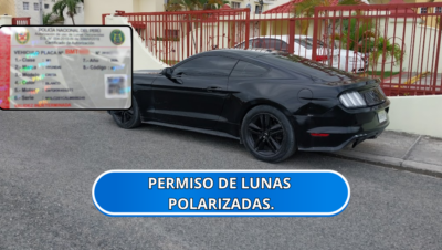 permiso de lunas polarizadas